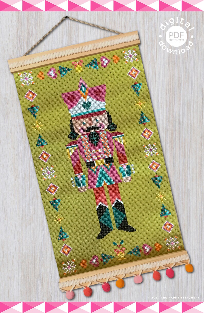 Nutcracker Modern Cross Stitch Pattern Digital Download - Etsy