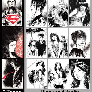 Custom Any Character Comic Style Sketch Commission Traditional Hand Drawing