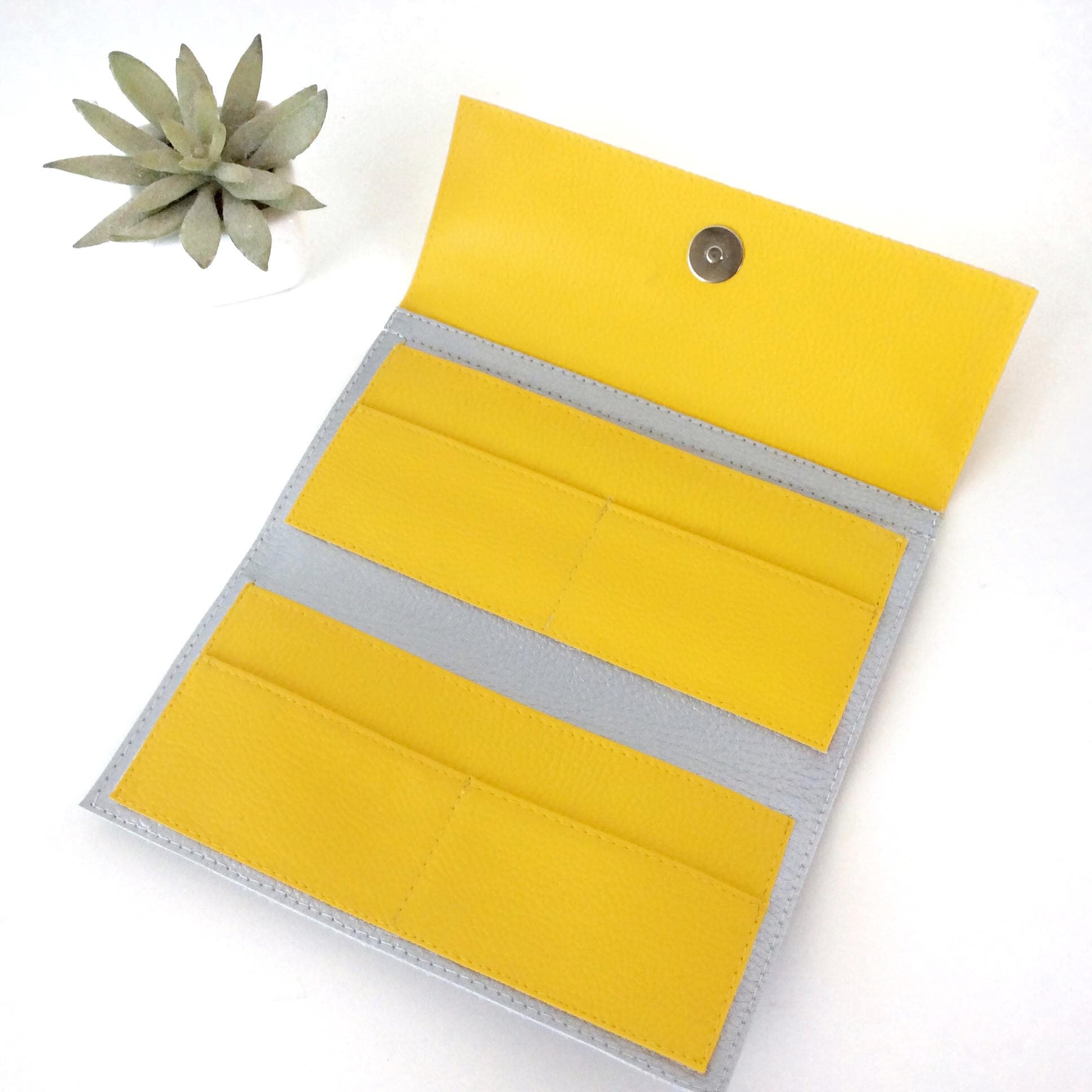 Cash Envelope Wallet Womens Wallet Leather Vegan Leather Etsy