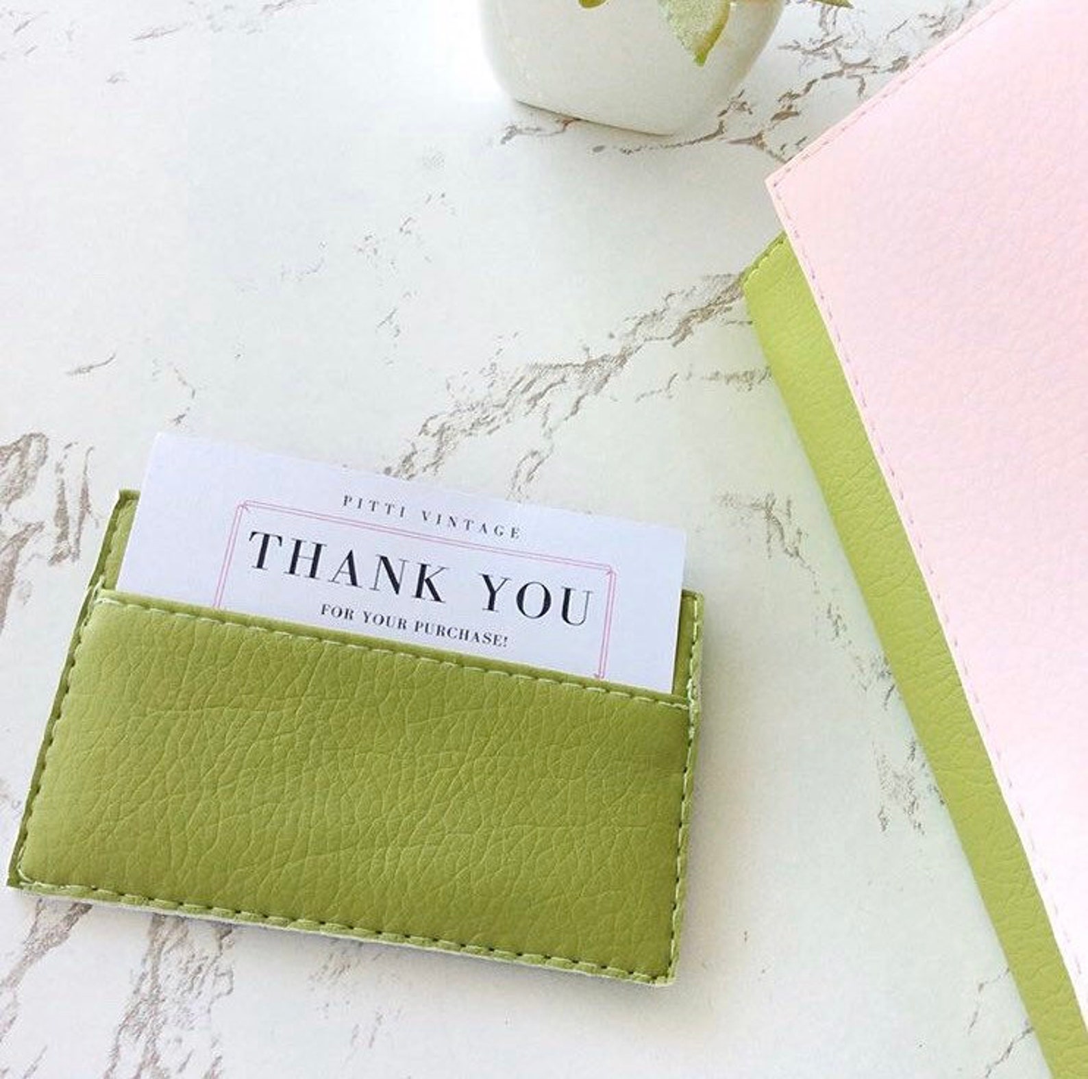 Womens credit card holder slim card holder wallet small Etsy