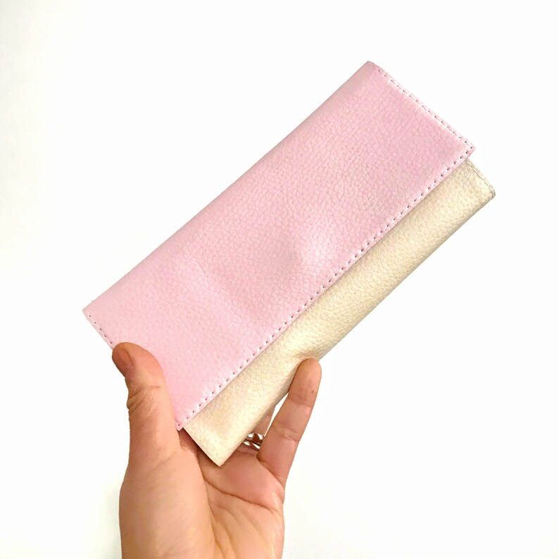 Wallet Rose Pink Wallet Women Large Wallets for Women Credit Etsy