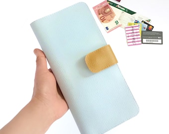 Travel wallet passport holder personalized, boarding pass wallet, travel gifts for women, graduation gift, travel document wallet travel her