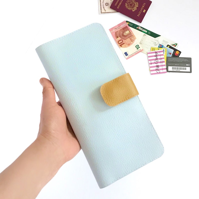 Travel wallet passport holder personalized boarding pass Etsy