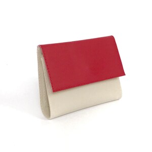 Cartera pequeña para mujer con monedero, cartera delgada para mujer, cartera vegana pequeña para mujer, cartera mini para mujer o cartera roja para mujer, elige colores imagen 10
