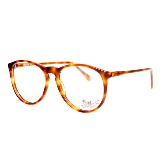 brown round glasses vintage glasses tortoise shell Etsy