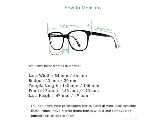 Transparent eyeglasses, vintage clear frame glass… - image 5