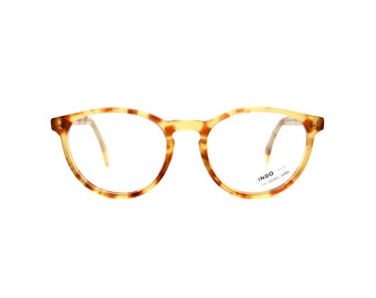 Lunettes de vue oeil de chat, montures de lunettes vintage écaille marron clair, pastel oeil de chat original des années 80 pour femme