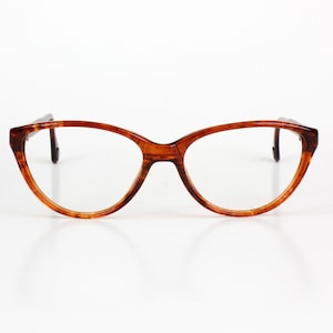 Cateye-brillen, vintage bruin schildpad kattenoogbrilmontuur, jaren 50-stijl gemaakt in jaren 80, ontwerper Antonio Miro, damesbrillen