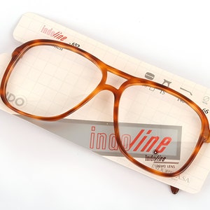 80s Aviator eyeglasses, vintage brown tortoise shell glasses, small, medium and oversized aviators 3 sizes, deadstock Aviators men women image 4