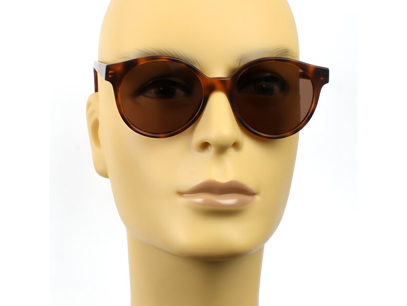 Brown round sunglasses, vintage sunglasses for men and women, tortoise unisex, new deadstock 80s vintage eyewear image 3