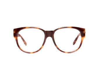 Oversized vintage glasses, large brown tortoise eyeglasses, big 80s 90s eye glasses frames, new old stock eyewear, square rectangular unisex