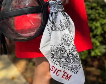 UGA Georgia Bulldogs Bandana Bag Charm SIC EM