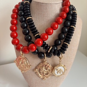 UGA Bead Charm Necklace Charm Game Day Accessory Sorority Gift Idea