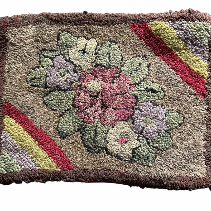Hooked Wool Rug - Etsy