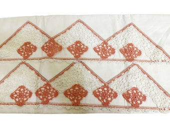 Vintage Crochet Pillowcase,