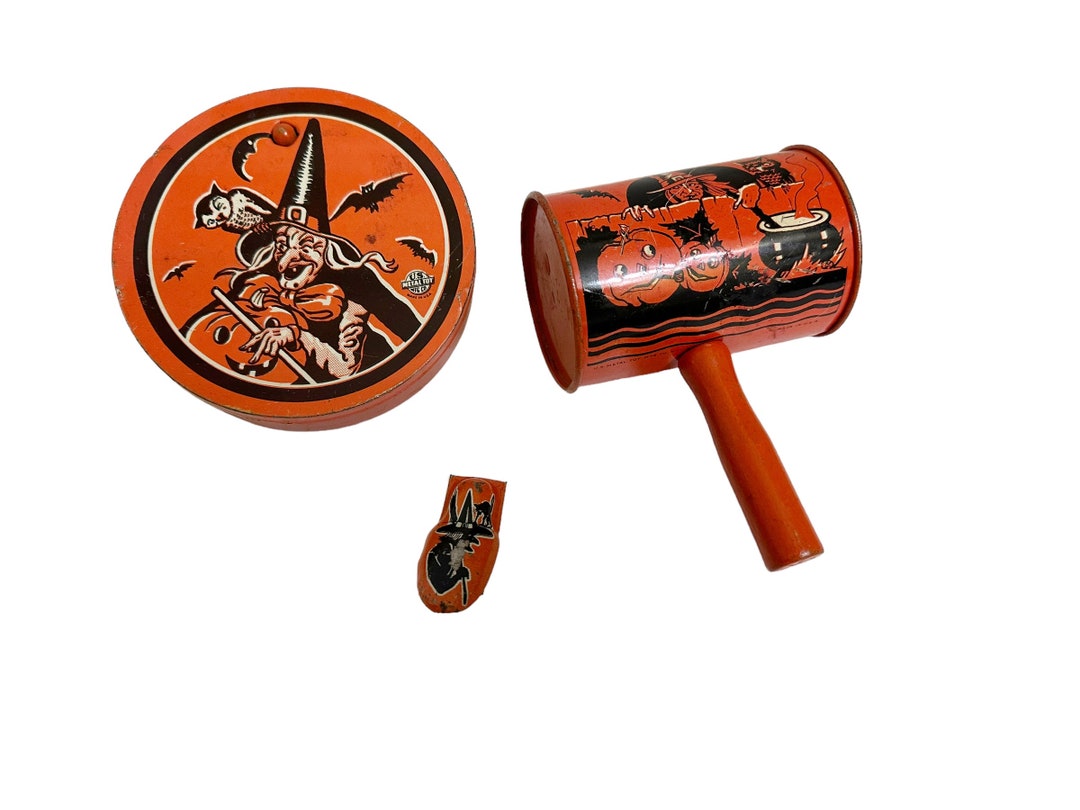 Vintage Halloween Noisemakers Instant Collection Kirchoff Etsy