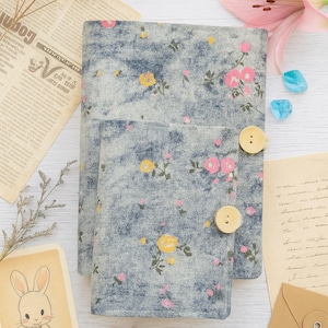 Coarse fabric Notebook Original Fabric Journal A5 A6 Handmade Notebook Lined Blank Notebook Cute Travel Dairy Gift for her S729