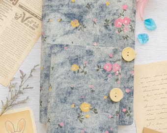Grobes Stoff Notizbuch Stoff Original Stoff Journal A5 A6 Handgemachtes Notizbuch Gefüttert Leeres Notizbuch Niedliches Geschenk für ihren S729