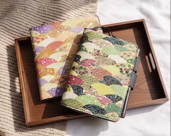 Capa estilo Hobonichi Weeks A5 A6 2026 Capa de caderno recarregável