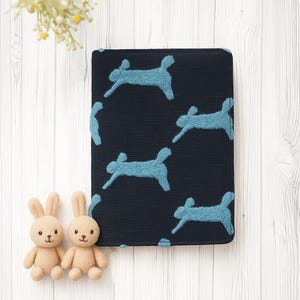 Rabbit Notebook Original Fabric Journal A5 A6 Handmade Notebook Lined Blank Notebook Cute Travel Dairy Gift for her S723