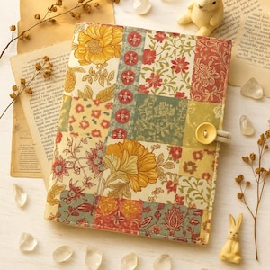 Vintage stitching Notebook Original Fabric Journal A5 A6 Handmade Notebook Lined Blank Notebook Cute Travel Dairy Gift for her S726