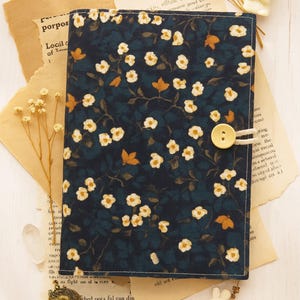 Floral Notebook Original Fabric Journal A5 A6 Handmade Notebook Lined Blank Notebook Cute Travel Dairy Gift for her S728