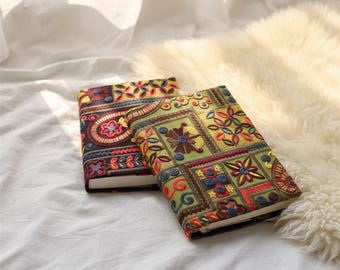 Borduurwerk Hobonichi-stijl weken A5 A6 omslag 2026 Hervulbare notebookomslag Z10171