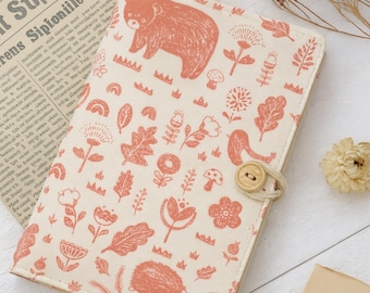 Wald Notizbuch Original Stoff Journal A5 A6 Handgemachtes Notizbuch Gefüttert Leeres Notizbuch Geschenk für sie S732