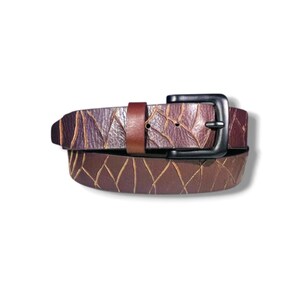 Full Grain handmade Men&#39;s Belt Buckle Biker belt Classic Jeans leather belts