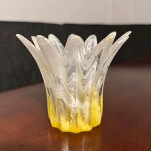 Murano Glass flower votive