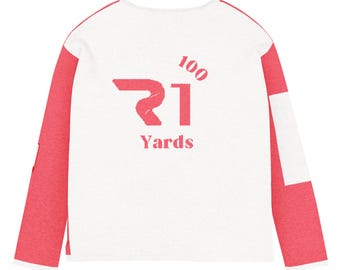 Suéter feminino de tricô com barra reta