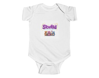 Stuffd™ Baby Bodysuit, Stuffed Animal Characters, Imaginary Forest Apparel