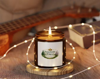 Vela perfumada de soja Imaginary Forest em frasco âmbar | Vela aromática