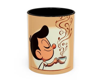 Whimsical Coffee Mug - Fun Character Design, Perfect Gift for Coffee Lovers, Cute Kitchen Decor, Unique Birthday Present, 11oz or 15oz