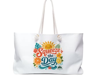 Squeeze the Day Tropical Citrus Weekender Tote Bag