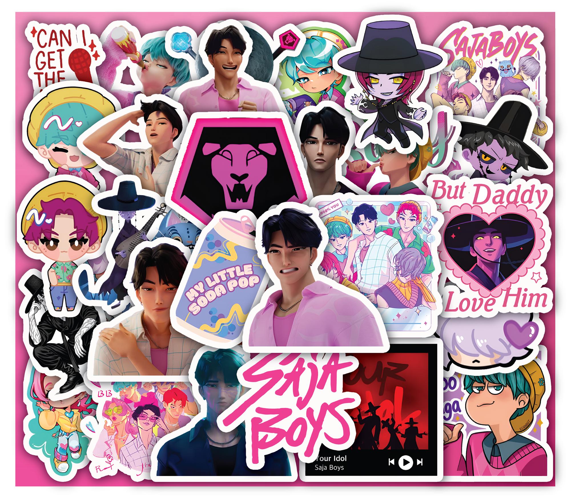 Saja Boys Stickers Sheet– 30pcs Waterproof Vinyl Decals - Etsy