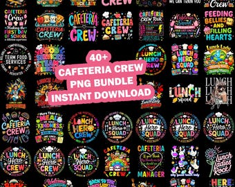 School Cafeteria Crew PNG, Lunch Lady Design, Cafeteria Staff (Digital Download)
