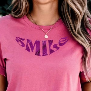 Funny T-Shirt, Smile Shirt, Aesthetic Happy Shirt, Graphic Tee, World Smile Day, Gift for Her, Happy Day Shirt, Gift for Him, Smiley Shirt