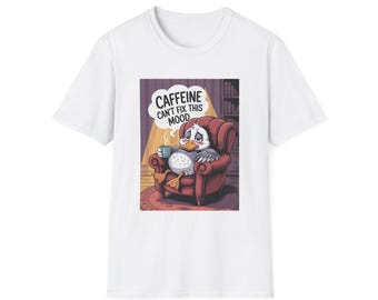 Funny Duck T-Shirt: Quirky Animal Graphic Tee - 100% Cotton