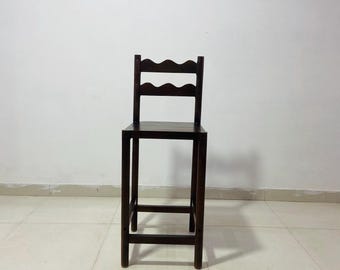 Reclaimed Wood Counter stool| Kitchen stool| Height Counter Stool