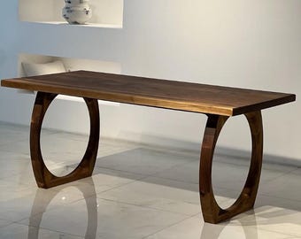 Solid Beech Wood Table Legs, Spider Pedestal Base
