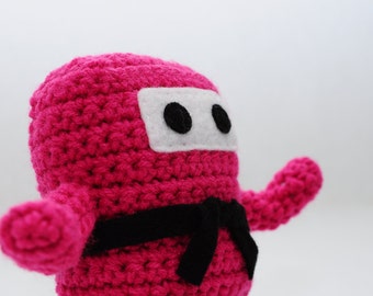 Mini Ninja Plush - Shocking Pink