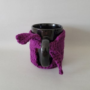 Purple Ninja Mug Cozy & Coaster Amethyst DARK ORCHID Medium Purple Magenta Purple Grape Plum image 7