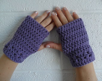 Kylie Wristlets - Digital Download PDF Pattern - Short Fingerless Gloves Hand Warmers