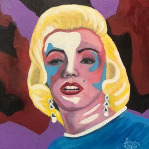 Marylin Monroe, Movie Star, Pop Art, modern, portrait, diva, Hollywood