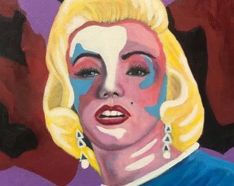 Marylin Monroe, Movie Star, Pop Art, modern, portrait, diva, Hollywood