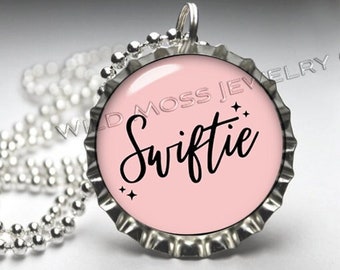 Swiftie - Taylor Swift Inspired Bottlecap Pendant OR Backpack Pull - Buy 3 Get 1 Free