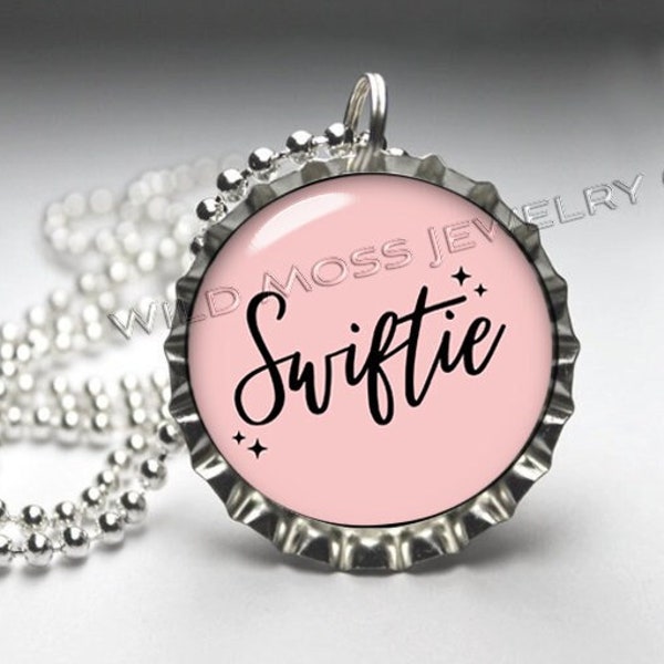 Swiftie - Taylor Swift Inspired Bottlecap Pendant OR Backpack Pull - Buy 3 Get 1 Free