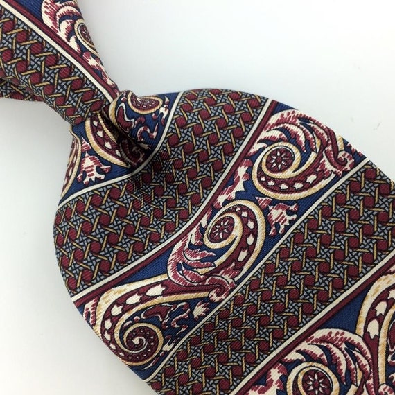Barbara Blank Maroon Art Nouveau Silk Men Classic Necktie | Etsy