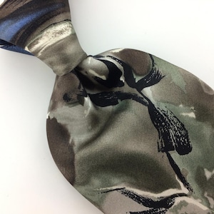 Xl 60&quot; Pierre Cardin Usa Astratto Marrone Nero Grigio Seta Cravatte Uomo Cravatte I13-409 Eccellente Corbata Krawatte Cravatta Cravate qw